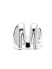 Luxenter Ring  mit Silberfinish – Alphabet