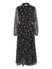 Cream Kleid CRYuna A-shape in Black Ditsy Flower