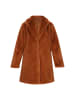 taddy Women Coat in Dark Cognac