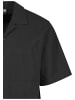 Urban Classics Urban Classics Herren Relaxed Seersucker Short Sleeve Shirt in black