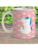 Mr. & Mrs. Panda Tasse Einhorn Spaziergang ohne Spruch in Rot Pastell