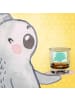 Mr. & Mrs. Panda Whiskey Glas Einhorn Krankenschwester mit Spruch in Transparent