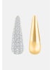 Ethische Diamanten Ohrringe aus 375 Gelbgold mit Lab Grown Diamant