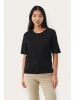 PART TWO T-Shirt kurzarm RatanaPW Gerade Passform in Black