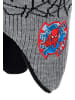 Spiderman Kinder Wintermütze Jungen mit Bommel und Ohrenschutz in Grau