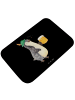 Mr. & Mrs. Panda Badteppich Pinguin Bier ohne Spruch in Schwarz