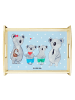 Mr. & Mrs. Panda Tablett Koala Familie zwei ohne Spruch in Blau Pastell