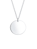 Elli Halskette 925 Sterling Silber Plättchen in Silber