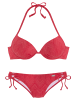 Buffalo Push-Up-Bikini in rot