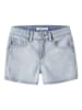 name it Jeansshorts in Light Blue Bleached Denim