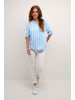 CULTURE Kurzarm-Bluse CUditta Loose fit in Serenity