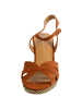 Divine Factory Sandale Compensee QL3928 Braun