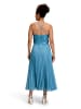 Vera Mont Abendkleid mit Stickerei in Shiny Bluestone