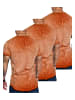 Amaci&Sons T-Shirts 3er-Pack 3. SAN FRANCISCO in (3x Orange)