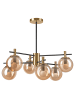 Licht-Erlebnisse Deckenlampe (B)51 x (L)54 x (H)53 cm in Gold Schwarz