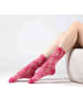 MUNADUNA 2er-Pack 3D-Relief Abstrakte Mode-Socken in Rosa