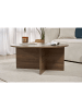 CALICOSY Couchtisch SOLEIL in Nussbaum - (W) 90  x (H) 40  x (L) 90  cm