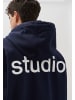 Studio Seidensticker Hoodie Oversized in Dunkelblau