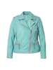 Angel of Style Lederjacke in türkisgrün