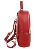 Samantha Look Rucksack echt Leder in rot