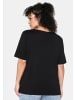 sheego T-Shirt in schwarz