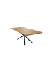 58 aufm Kessel BAUMKANTENTISCH Daisie 9 220x76x100 Massivholztisch Wildeiche geölt