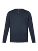 Men Plus Kurzarm T-Shirt in dunkel marine