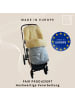 Kaiser Naturfellprodukte Lammfell - Kinderwagen Fußsack Coosy light grey melange