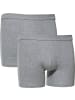 Erwin Müller Baumwolle, Single-Jersey Pants 2er-Pack in grau meliert