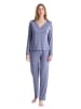 Lisca Pyjama lange Hose, Shirt langarm in mistic lavender
