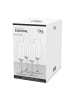 like. by Villeroy & Boch 4er Set Sekt- / Champagnergläser Essential 120 ml transparent in transparent