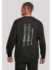 F4NT4STIC Sweatshirt Ski Pass Urlaub Berge Winter Schnee in schwarz