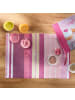 REDBEST Baumwolle, Gewebt Tischset 4er-Pack in pink