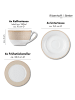 Ritzenhoff & Breker 18-tlg. Kaffeeservice Geo in Beige – in beige