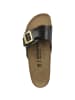Birkenstock Sandale Catalina Cushion Buckle Birko-Flor schmal in schwarz
