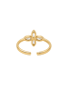 Steel_Art OneSize Ring Damen Serena goldfarben in goldfarben