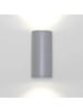Licht-Erlebnisse Außen Wandlampe Ø 10.7 x (H)24 cm in GrauGrau