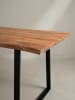 KADIMA DESIGN Schreibtisch 140x80x76 cm Massivholz / Metall Computertisch