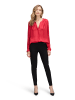 Betty Barclay Satin-Bluse langarm in Rot