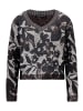 Betty Barclay Grobstrick-Pullover mit Pailletten in Beige/Braun