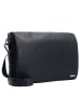 Greenland Nature Black Nappa Messenger Leder 38 cm in black