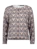 Betty Barclay Schlupfbluse langarm in Grau/Beige