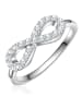 Trilani Ring Infinity aus Sterling Silber mit Zirkonia in silber
