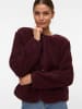Vero Moda Teddyfell Jacke in Winetasting