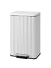 SONGMICS Mülleimer Patia in Wolkenweiß - (B)33.6 x (H)62.5 x (T)40.3 cm - 50 L