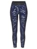 LASCANA ACTIVE Funktionsleggings in blau, silber