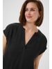Kaffe Kurzarm-Bluse KAanja Regular fit in Black Deep