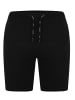 Threadbare Sweatshorts Ottoman in Schwarz