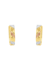 Amor Creolen Gold 585/14 ct in Tricolor