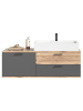 ebuy24 Badmöbelset Mason 3-teilig Eiche 140 x 48 cm